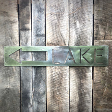 Lake Sign Metal Wall Decor